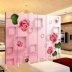 Hoa hồng 3D nền tường màn hình phân vùng thời trang phòng khách hiên Văn phòng thẩm mỹ viện đám cưới YY neo phòng Màn hình / Cửa sổ
