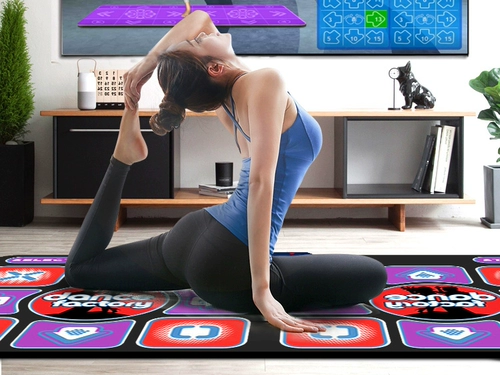 Huanwu TV HDMI HD Доктеринг бег фруктовый спортивный фитнес Двойной PS Port Dance Carpet