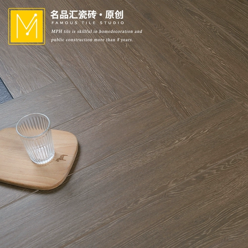 Среднекварная ветряная -фарфоровая деревянная плитка имитация сплошной деревянной плитки 150 × 900 гостиная спальня плитка напольная плитка