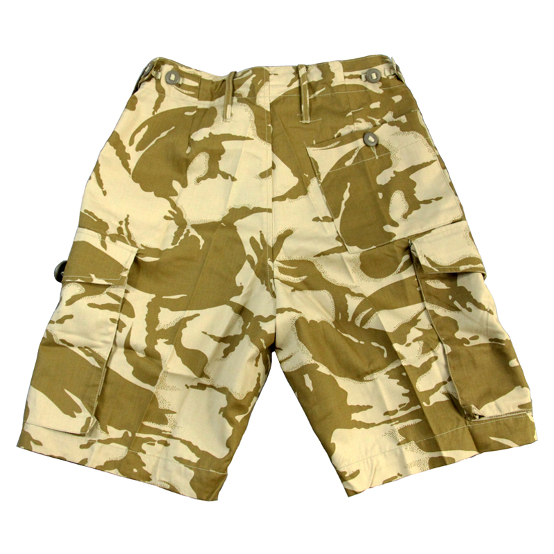 British Army version of the original public training shorts D desert camouflage British sand army fan camouflage shorts