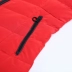 [Phong bì màu đỏ] băng sạch mới chính hãng khâu mỏng xuống áo khoác nữ lớn cổ áo lông thú áo dài chống mùa Xuống áo khoác