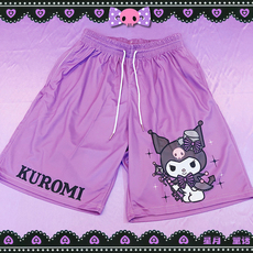 Пользовательские шорты kuromi库洛米短裤/运动裤「腰围68/臀围94/腿围56/裤长45」 68/94/56/45