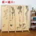 Màn hình Nhật Bản di chuyển màn hình gập phân vùng màn hình Nhật Bản đơn giản phòng khách hiện đại phòng ngủ hiên Trung Quốc phong cách màn gỗ tre - Màn hình / Cửa sổ lam gỗ cầu thang Màn hình / Cửa sổ