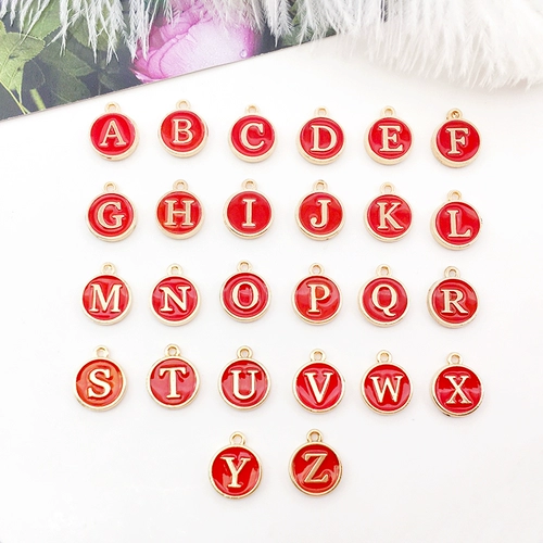 Металлическая красная подвеска, аксессуар, аксессуары