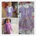 Cô gái 4-11 tuổi 5 quần áo mùa thu 6 cô gái quần áo 7 trẻ em 8 mùa xuân và mùa thu áo ren công chúa váy ba mảnh - Phù hợp với trẻ em