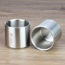 Термокружка 高端水杯18/10不锈钢双层隔热茶杯儿童随手杯304防烫咖啡杯酒杯