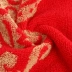 Yu Jie Vosges vài cao cấp 100% cotton dày bông khăn đỏ đôi hạnh phúc hôn nhân giường lễ kỷ niệm một cặp váy - Khăn gối áo gối lụa Khăn gối