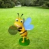 Phim hoạt hình điêu khắc ong thủy tinh Màu vàng mật ong sơn mô hình Trung tâm mua sắm cửa hàng đồ nội thất - Nội thất thành phố 	mua ghế công viên	 Nội thất thành phố