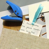 Дырокол, канцтовары, ноутбук, DIY, отрывной лист