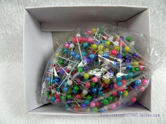 Оригинальная высококачественная большая круглая игла для бисера белого цвета для декоративного шитья бисером