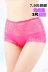 Mom XL ren béo cô gái cộng với béo Xiaotianer đồ lót nữ sợi tre Shu quần short eo cao