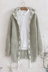 Nhật bản Harajuku cá tính dây đai dài cardigan trùm đầu áo len mùa thu và mùa đông áo khoác Hồng Kông phong cách triều của nam giới áo len áo sơ mi Cardigan