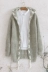 Nhật bản Harajuku cá tính dây đai dài cardigan trùm đầu áo len mùa thu và mùa đông áo khoác Hồng Kông phong cách triều của nam giới áo len áo sơ mi áo khoác len nam Cardigan