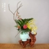 Phong hóa tự nhiên hoa bình hoa cơ sở hoa đứng gốc khắc gỗ khắc Hoa sắp xếp trà nghệ thuật phù hợp với đồ đạc mềm váy - Vase / Bồn hoa & Kệ các loại bình cắm hoa Vase / Bồn hoa & Kệ