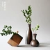 Trung Quốc cắm hoa dụng cụ phong cách Nhật Bản vườn hoa Cổ gốm nhỏ bình trang trí phòng khách bàn cà phê trang trí bàn - Vase / Bồn hoa & Kệ