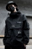 Áo khoác nam mùa xuân và mùa thu thủy triều thương hiệu nhiều túi chiến thuật chức năng gió lỏng công cụ áo khoác nam có mũ áo khoác Li Xian
