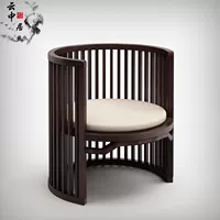 Новый китайский сплошной древесина Служеспособный стул Современный переговоры о простые переговоры отель отель модель комнаты стул одно стул мебель мебель стул мебель