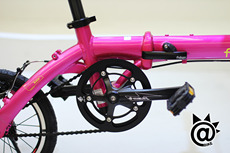 складной велосипед @bike 14寸折叠单速整车组装 任意diy