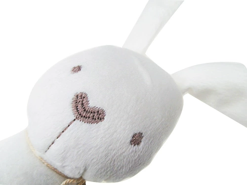 Кролик, детская кукла для новорожденных, плюшевая ткань для младенца, успокаивающая игрушка, можно грызть