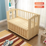 Складная экологичная кроватка из натурального дерева, детская универсальная коробочка для хранения для новорожденных