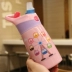 Phim hoạt hình trẻ em Hàn Quốc sippy cup sáng tạo 304 trường tiểu học thép không gỉ nam và nữ cốc di động cốc chống rò rỉ - Tách