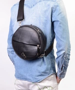 Nhật Bản mua SEAL Nhật Bản thời trang nam chống thấm và đeo vòng lốp da đeo vai đi lại túi Messenger - Túi vai đơn