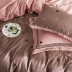 Cô gái Hàn Quốc 60 satin dài bông chủ yếu cotton bốn mảnh bông tình yêu chăn bông xù 1,8 m giường - Bộ đồ giường bốn mảnh