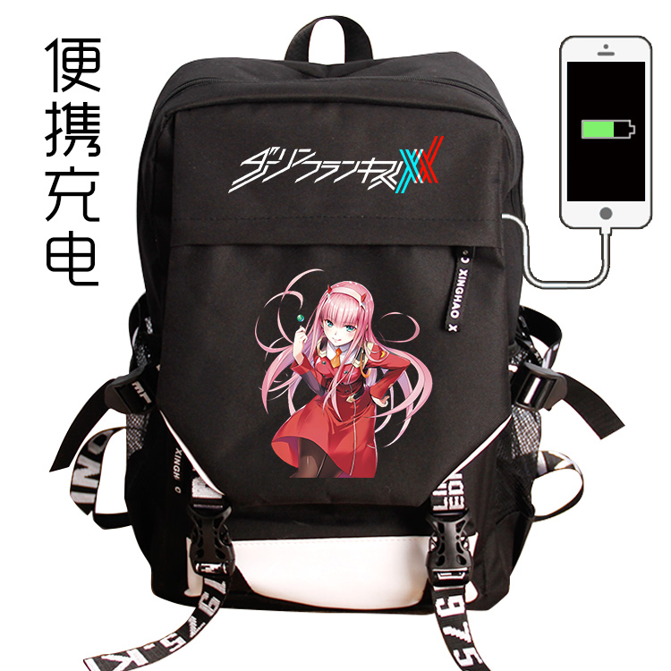 Anime Darling In The Franxx Zero Two Backpack Travel Bag School Bag