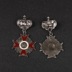 Christs Ten Men Cổ áo Retro Đức Iron Crusader Crown Huân chương Danh dự Pin hợp kim Huy hiệu Trâm - Trâm cài trâm hoa cài áo Trâm cài