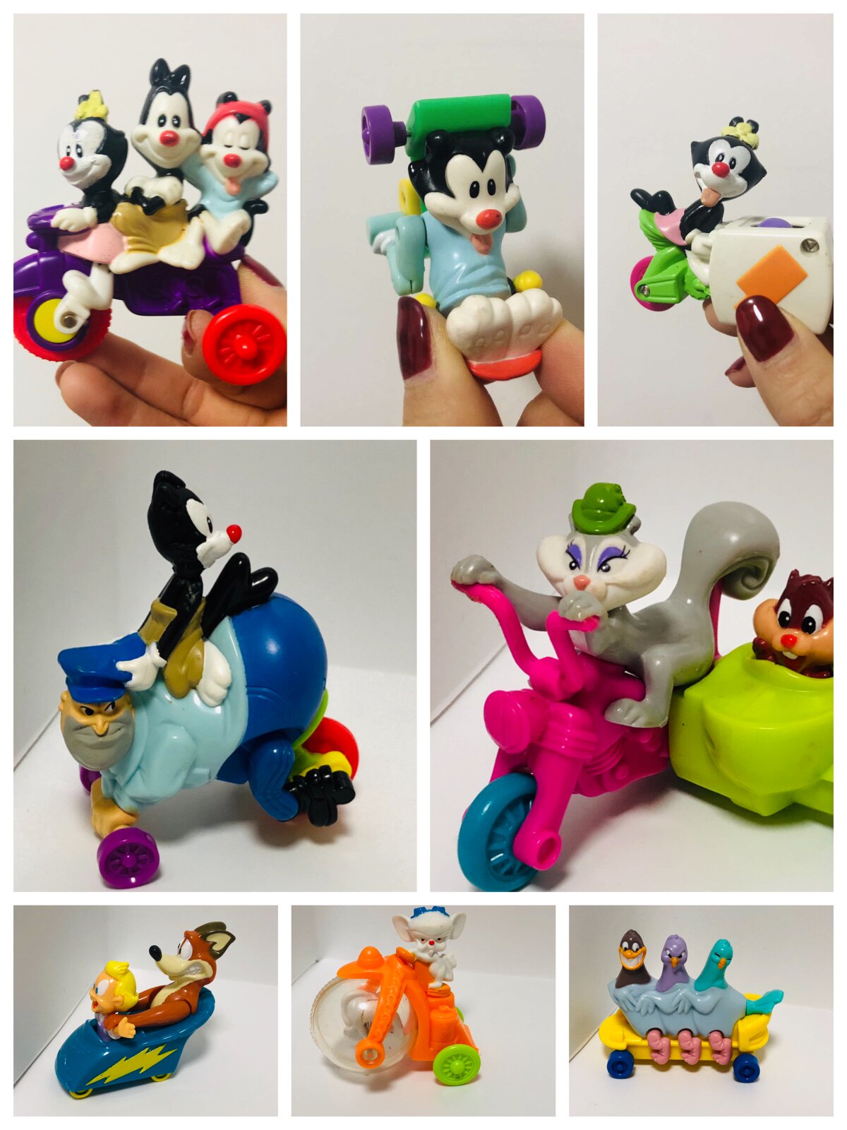[1994 год McDonald Animaniacs антикварная игрушка карнавал Yakko Dot]