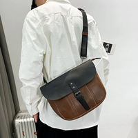 Мужская ретро модная сумка на одно плечо, небольшая сумка для отдыха, 2023