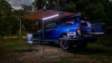 Австралийская боковая боковая палатка автомобиль края края небо -в форме трус