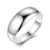 Nhẫn bạc 999 nguyên chất bạc nguyên chất bóng loáng đôi nam nữ một cặp nhẫn miệng ông già nhẫn ánh sáng nhẫn