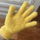 Желтая мягкая хлопчатобумажная перчатка