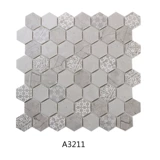 Шестиугольный мозаичный телевизор Фон Фон Стена Отель фон Бар Стена Стенная Мозаика Плитка