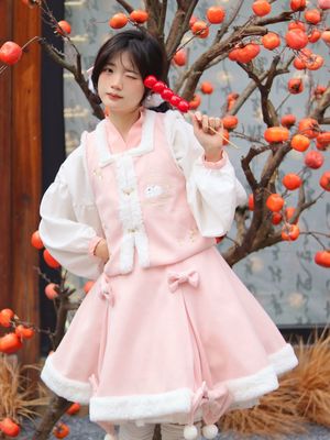 taobao agent Genuine winter dress, Lolita style, increased thickness, Chinese style