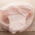 Quần lửng nữ midi cotton dễ thương Nhật Bản nhỏ tươi trắng thoải mái Cô gái sinh viên Hàn Quốc chất liệu cotton đơn giản - Giống cái