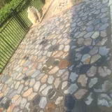 Натуральная голубая плита ледяная трещина вилла сад сад земля кирпич -увлечение древним антикварным кирпичным квадратным стеной Стена Камень Камень Материал