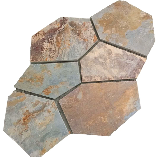 Натуральная голубая плита ледяная трещина вилла сад сад земля кирпич -увлечение древним антикварным кирпичным квадратным стеной Стена Камень Камень Материал