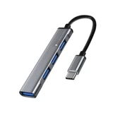 Thor Seter Высокоскоростной 4-портовой USB-док-концентратор высокоскоростной трансмиссии Type-C 3.0