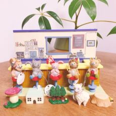 Игрушка 过家家场景玩具汉堡儿童礼物日单角落生物仿真食玩礼盒三明治贝果 OTHER