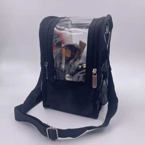 Прозрачная ткань из ПВХ, съемный ремешок для сумки, косметичка