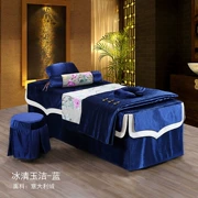Thẩm mỹ viện Beauty khăn trải giường gia đình của bốn bộ giường cao cấp nhung Ý bedspread châu Âu của custom-made bedspread Body Massage - Trang bị tấm
