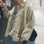 Mùa thu phiên bản Hàn Quốc của quần áo trẻ trung mới giản dị retro đơn giản giặt hoang dã áo khoác nam mùa thu áo khoác nam áo khoác mỏng