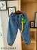 Burdock 2019 mùa thu Nam và nữ đơn giản và linh hoạt, quần jeans ống loe cổ điển 50173 - Quần jean quần denim bé gái xuân hè Quần jean