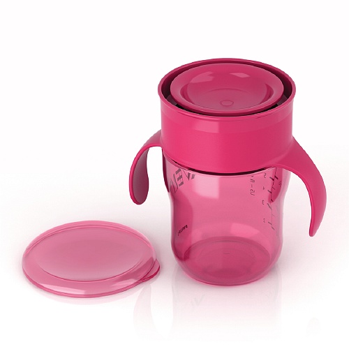 Rose Redgoods in stock U.S.A Avent avent  baby baby Trainer Cup Water cup / Training cup 360° magic cup