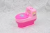 Milu quần áo búp bê phụ kiện Xiaomei Le cho nhà vệ sinh bằng nhựa với hiệu ứng âm thanh nhà vệ sinh chơi nhà đào tạo đồ chơi