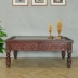 Bàn ghế gỗ phong cách Đông Nam Á Bàn cà phê gỗ rắn cổ xưa và hiện đại Đồ nội thất gỗ CT277-1 Thái chạm khắc bàn trà elm cũ - Bàn trà Bàn trà