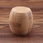 Elm Thùng Khóa Đồ chơi bằng gỗ Đồ chơi Kong Mingsuo Luban Đồ chơi cổ điển 7.5cm Bóng