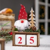 Санта -Клаус Обратный отсчет обратного отсчета, практическое небольшое подарок, подарочная коробка обратного отсчета снеговика.